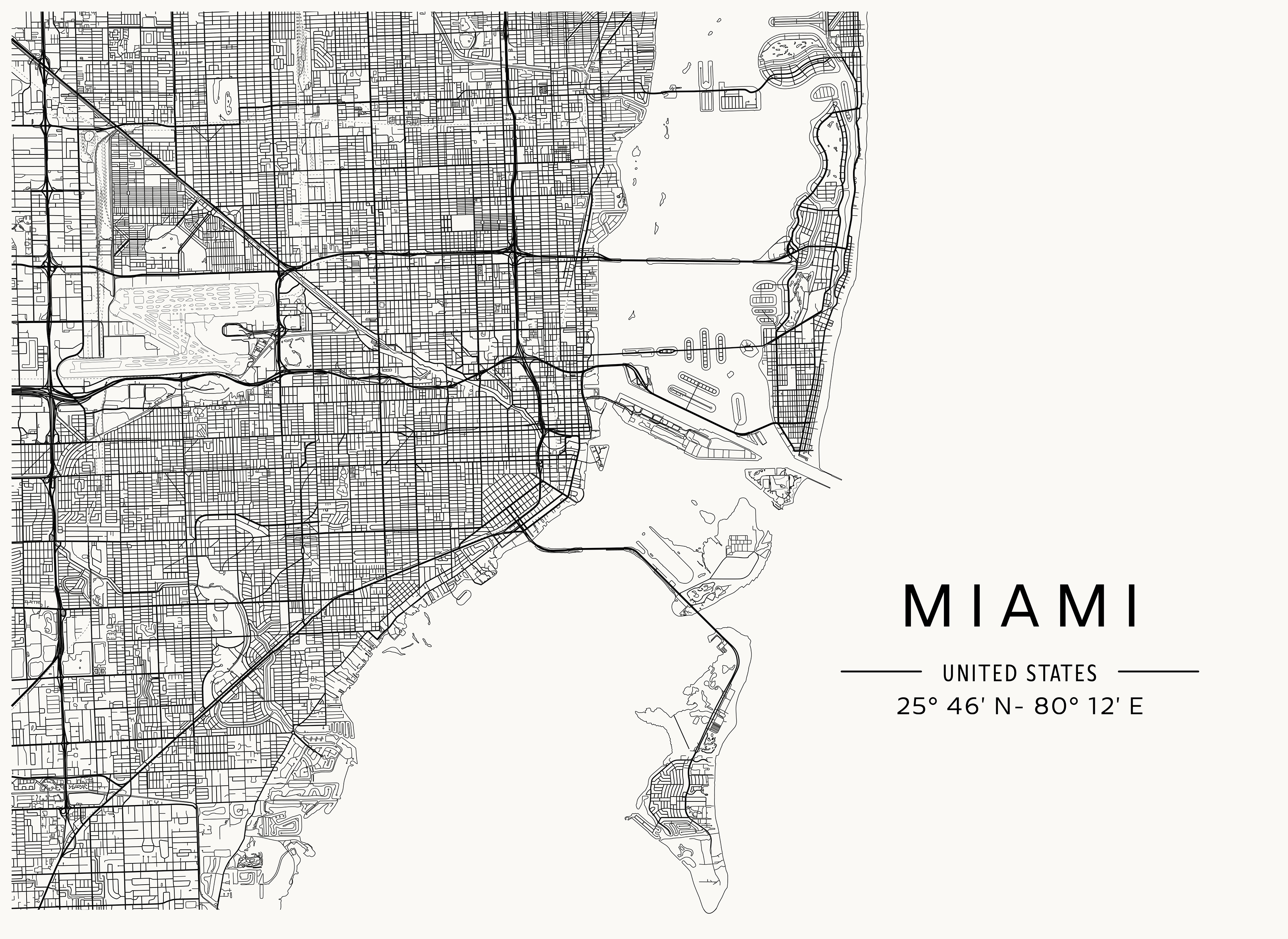 Map of Florida marking Urki Brand Solutions' home base and service reach